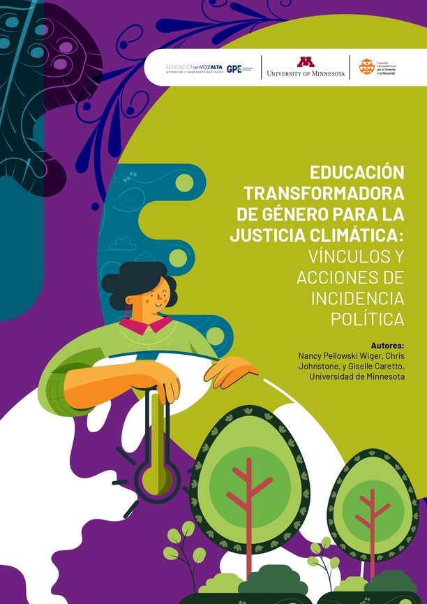 Educación transformadora de género para la justicia climática: Vínculos y acciones de incidencia política.
