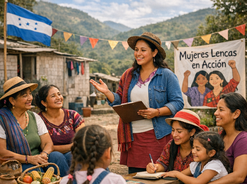 En La Paz, mujeres lencas impulsan nuevos liderazgos para transformar la participación política en Honduras
