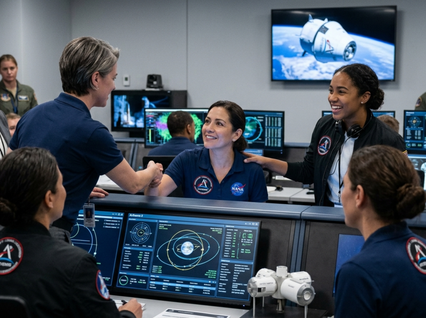 Las mujeres que lideraron Arthemis II