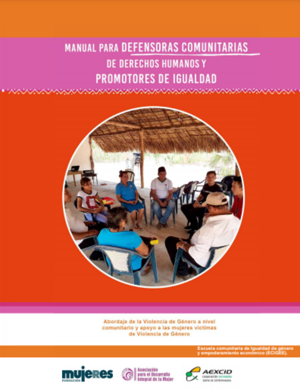 Manual para Defensoras Comunitarias de Derechos Humanos y Promotores de Igualdad